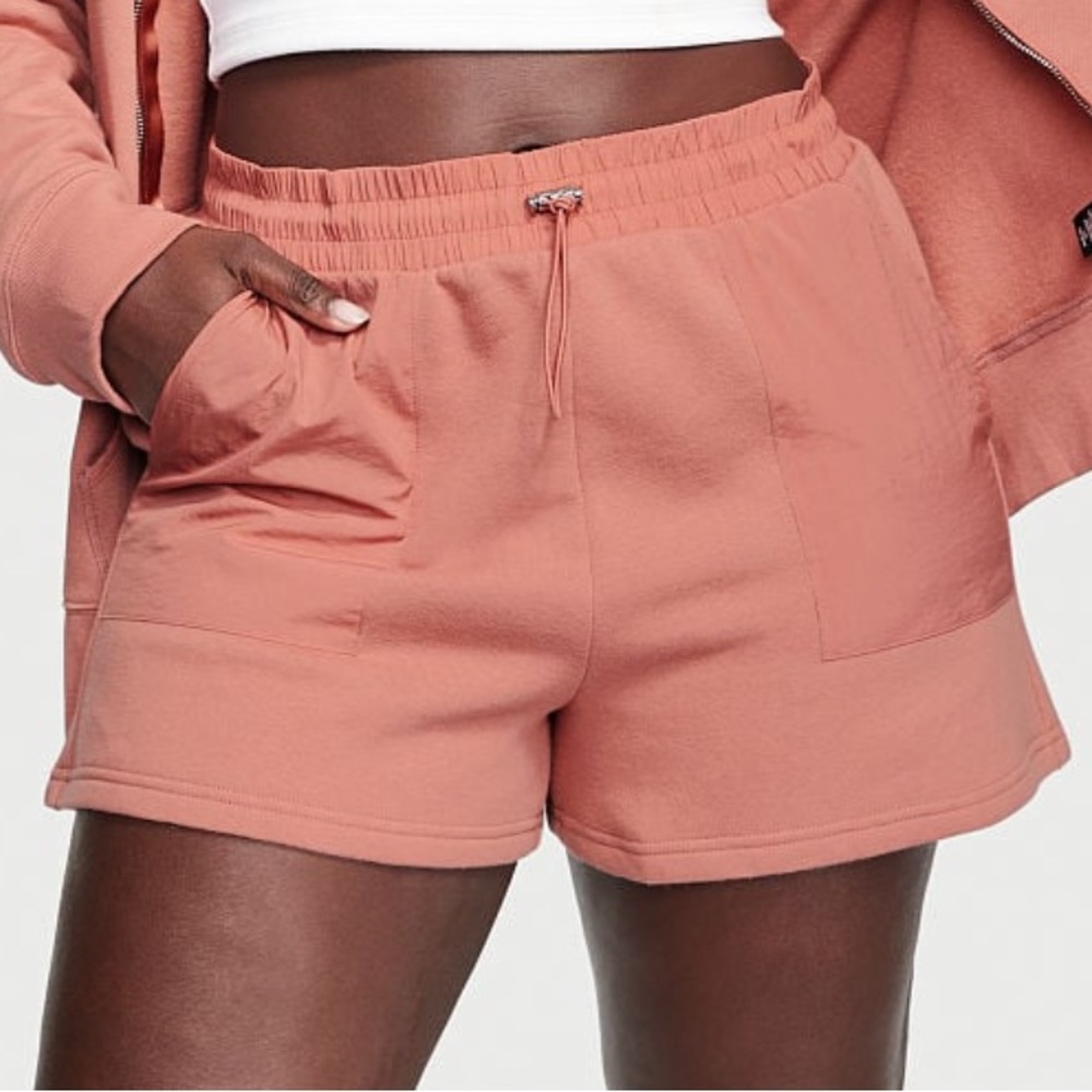 Victoria Secret Cotton Fleece Track Short NWOT
